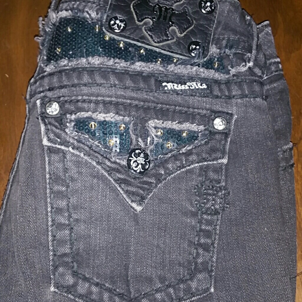 Black Miss Me Jeans